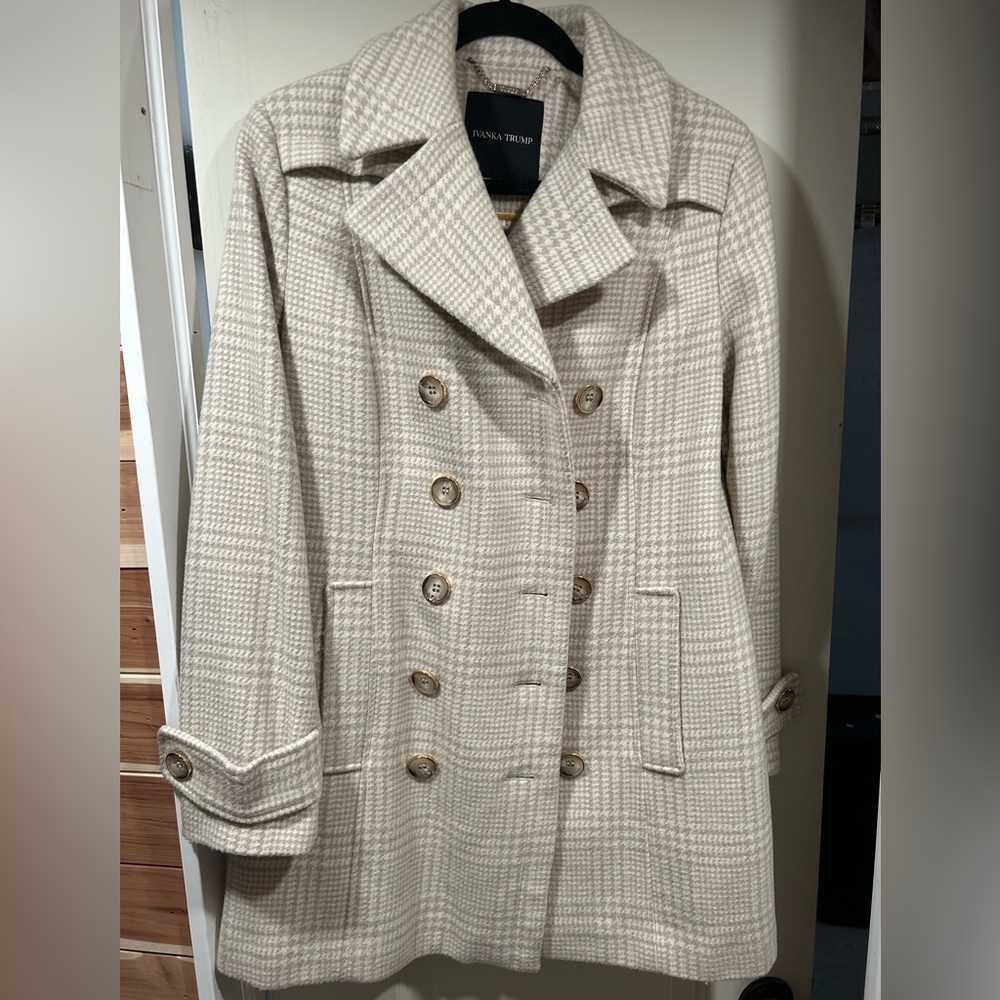Ivanka Trump Beige Peacoat